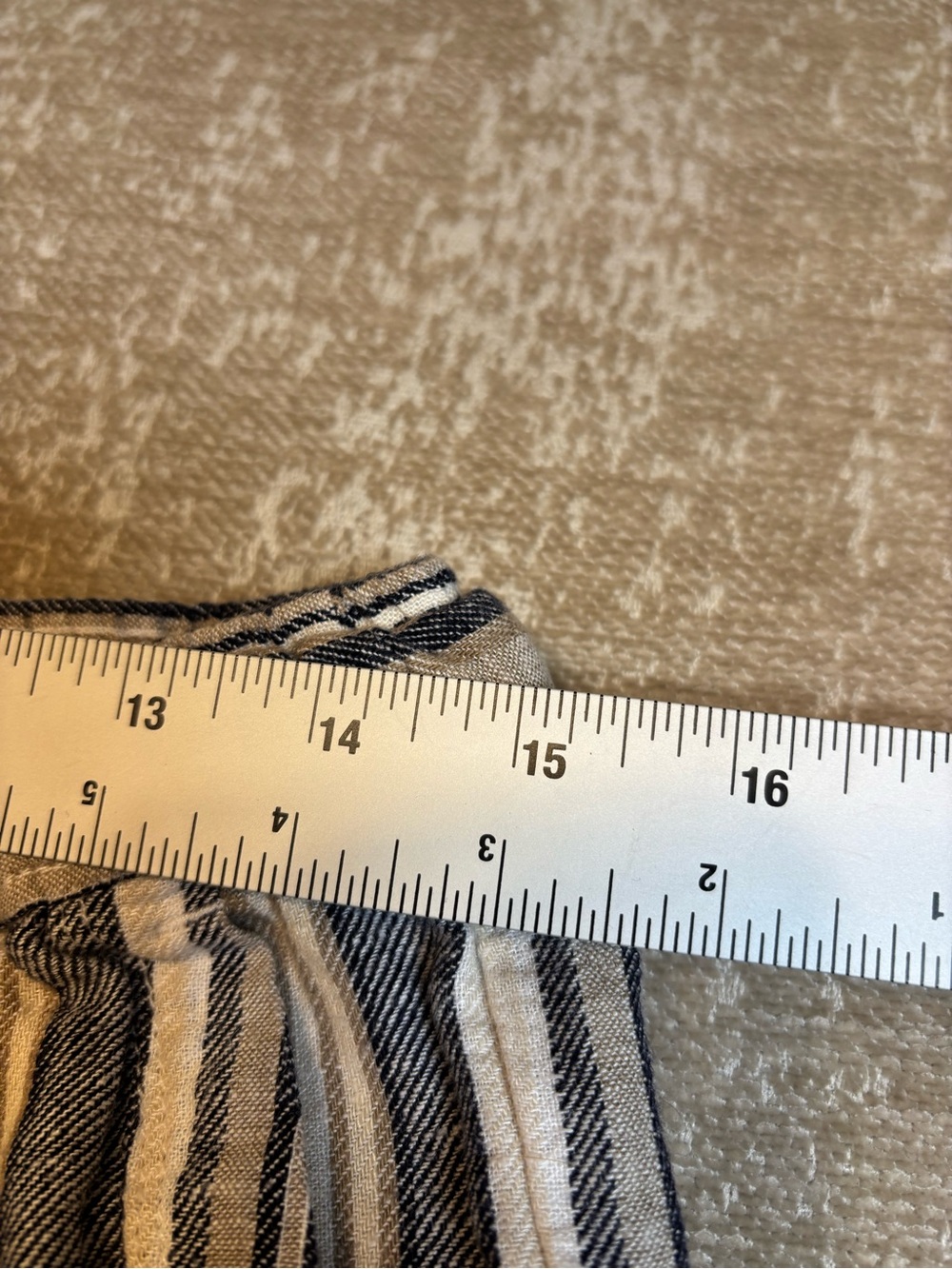 Casa Cabana Striped Linen Wide Leg Crop Pants Medium EUC
. - Picture 4 of 13